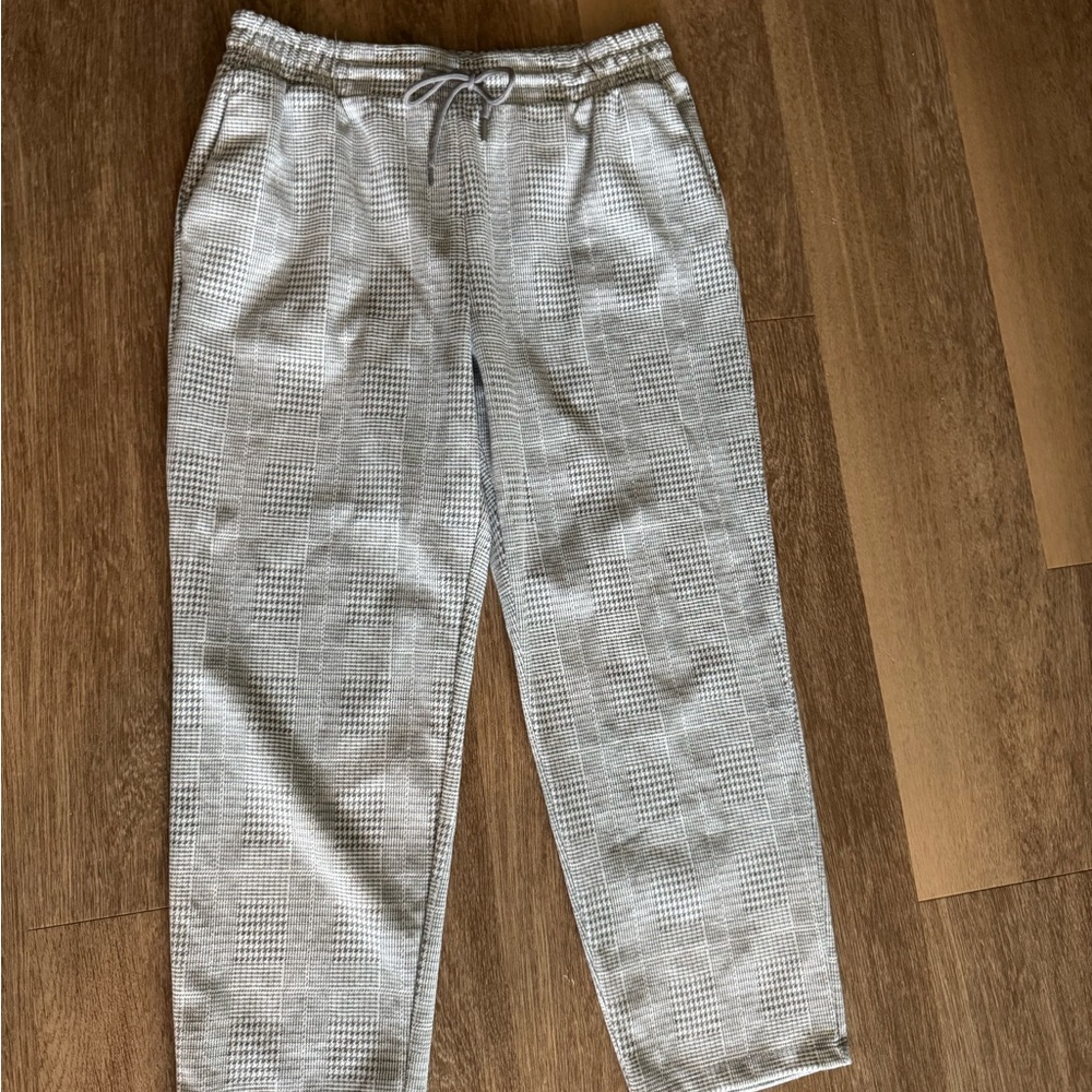 a new day Gray Straight Leg Cotton-Blend Pants